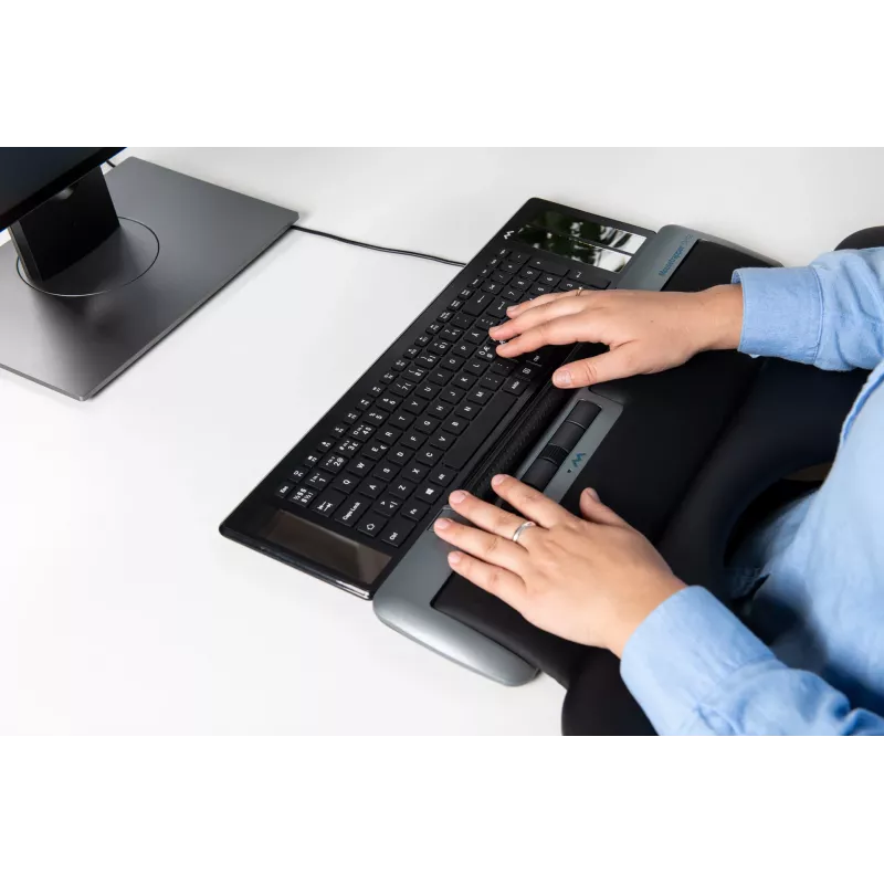 Rato Mousetrapper Delta cinzento Extended USB-A