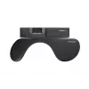 Apoio de braço Mousetrapper Armrest Asymmetric — pele sintética, preto, 680×205×20 mm
