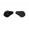 Apoio de pulso Mousetrapper Armrest Split – pele sintética, preto, 305×195×24 mm