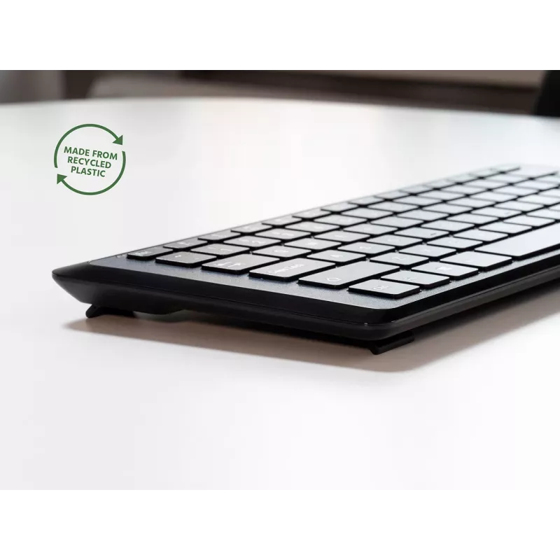 Teclado Mousetrapper Type Mini QWERTY US USB-C, mini, com fios, USB, QWERTY, preto
