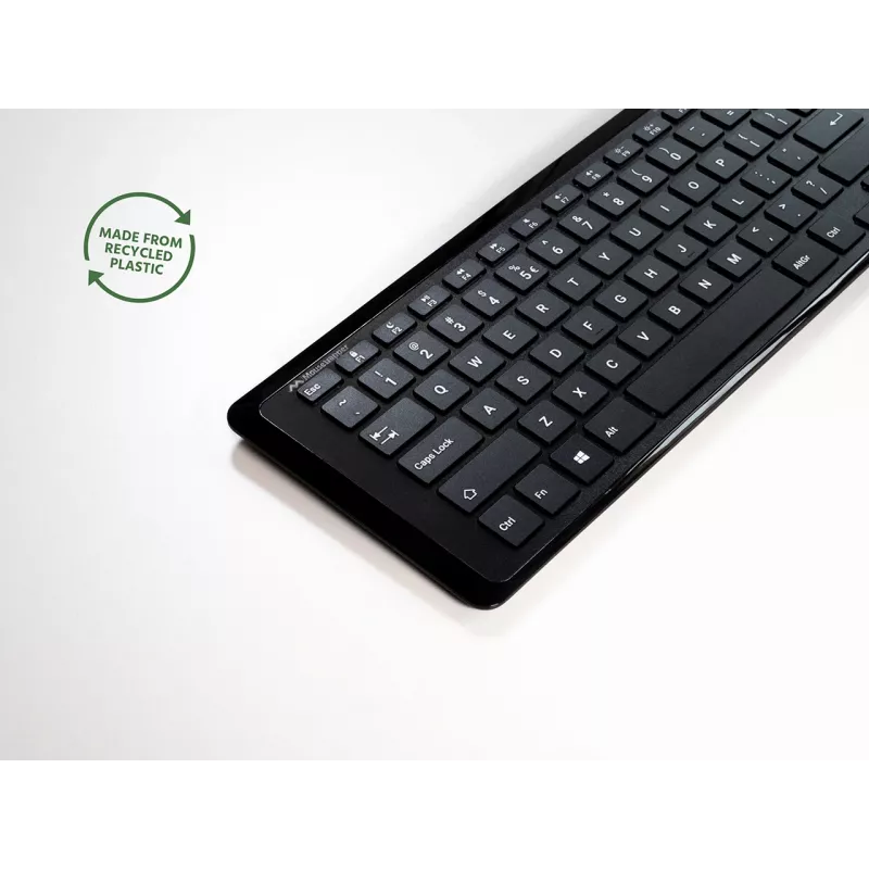 Teclado Mousetrapper Type Mini QWERTY US USB-C, mini, com fios, USB, QWERTY, preto