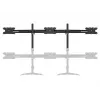 Kit de extensão para suporte de mesa de três monitores MULTIBRACKETS M VESA para 3 ecrãs 24–32 polegadas até 24 kg, alumínio/plástico, preto