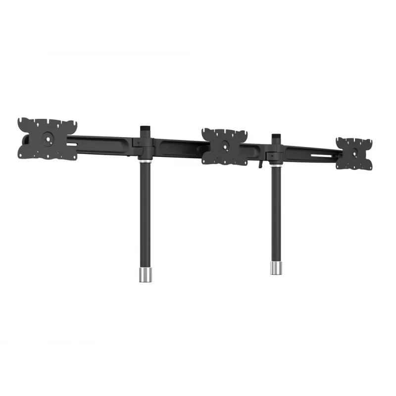 Kit de extensão para suporte de mesa de três monitores MULTIBRACKETS M VESA para 3 ecrãs 24–32 polegadas até 24 kg, alumínio/plástico, preto
