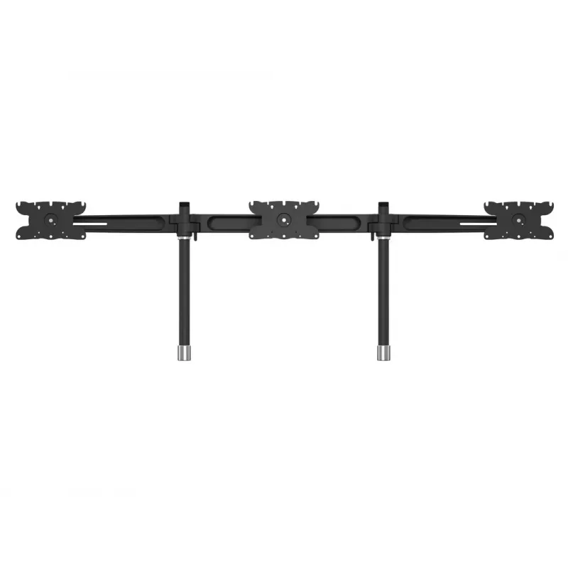 Kit de extensão para suporte de mesa de três monitores MULTIBRACKETS M VESA para 3 ecrãs 24–32 polegadas até 24 kg, alumínio/plástico, preto