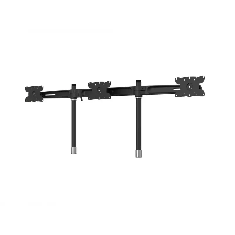 Kit de extensão para suporte de mesa de três monitores MULTIBRACKETS M VESA para 3 ecrãs 24–32 polegadas até 24 kg, alumínio/plástico, preto