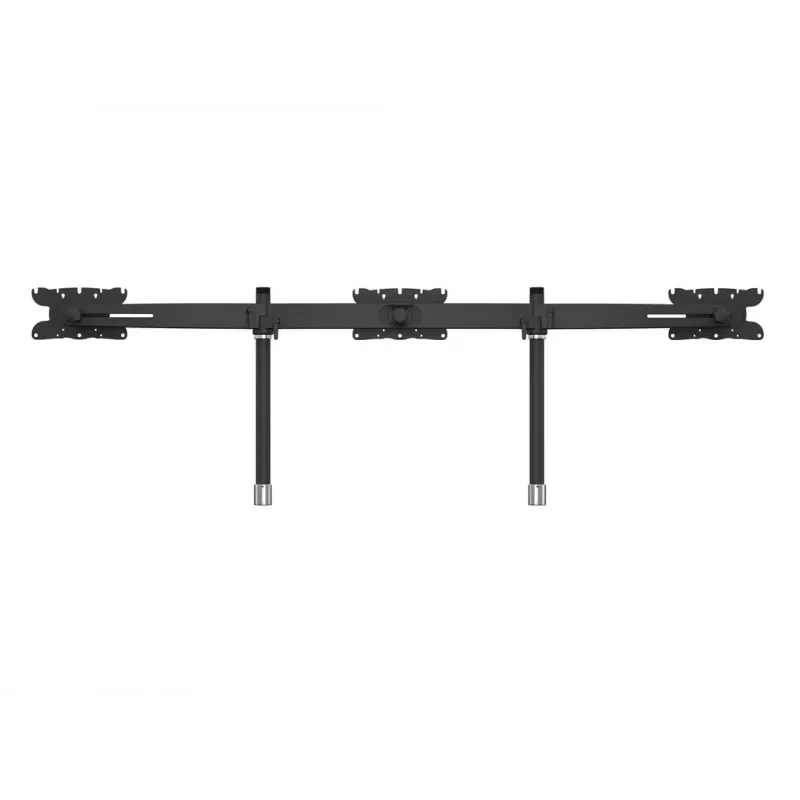 Kit de extensão para suporte de mesa de três monitores MULTIBRACKETS M VESA para 3 ecrãs 24–32 polegadas até 24 kg, alumínio/plástico, preto