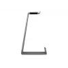 Suporte para auscultadores Multibrackets M Headset Holder suporte de mesa prateado alumínio