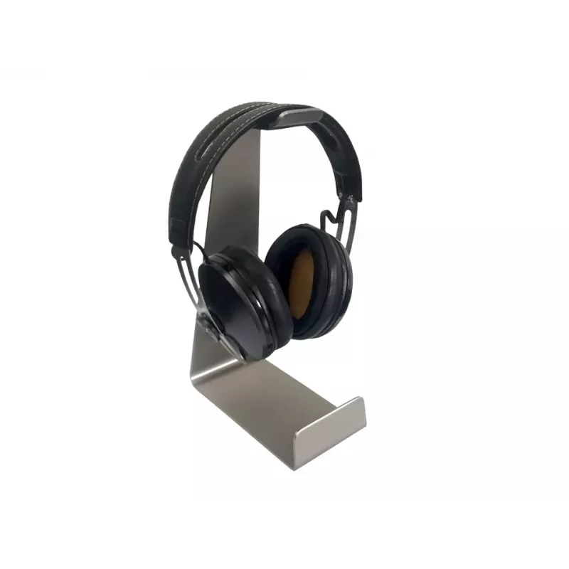 Suporte para auscultadores Multibrackets M Headset Holder suporte de mesa prateado alumínio