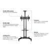 Prateleira Multibrackets M Public Floorstand Shelf Basic 150 preto plástico aço