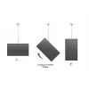 Multibrackets M Public Ceilingmount Medium Single White 3000 Capacidade máxima 30 kg Tamanho mínimo do ecrã 32 polegadas Tamanho máximo do ecrã 55 polegadas