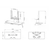 Suporte de mesa Multibrackets M VESA Tablestand Turn preto X Small MAX 200x200