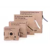 Organizador de cabos autoenrolável universal Multibrackets M 10 mm branco 25 m poliéster