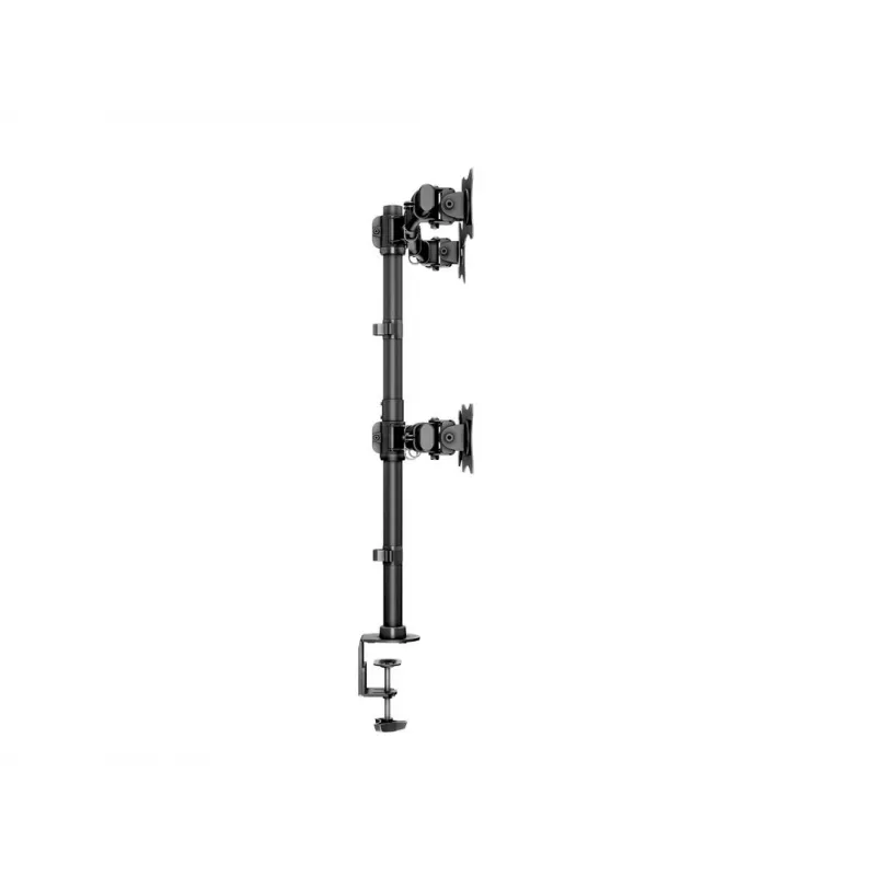 Multibrackets M Deskmount Basic Quad, grampo/passagem, 32 kg, 38,1 cm (15 polegadas), 68,6 cm (27 polegadas), 100 x 100 mm, preto