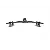 Multibrackets M Deskmount Basic Quad, grampo/passagem, 32 kg, 38,1 cm (15 polegadas), 68,6 cm (27 polegadas), 100 x 100 mm, preto