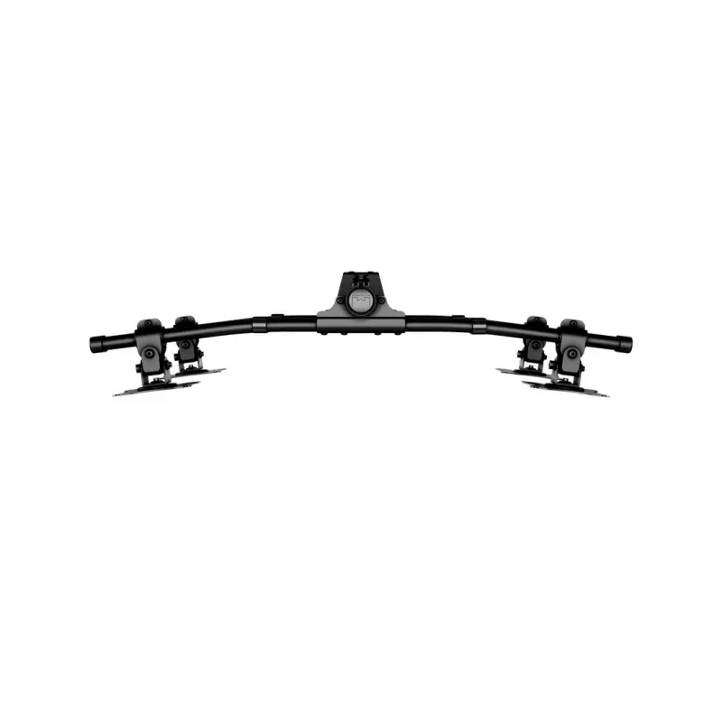 Multibrackets M Deskmount Basic Quad, grampo/passagem, 32 kg, 38,1 cm (15 polegadas), 68,6 cm (27 polegadas), 100 x 100 mm, preto