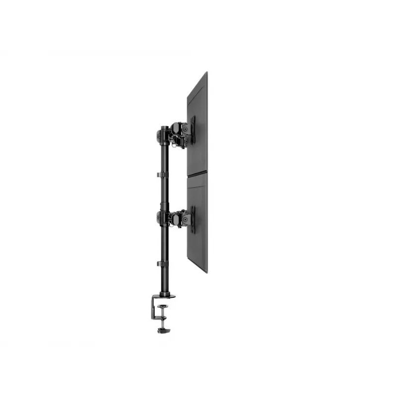 Multibrackets M Deskmount Basic Quad, grampo/passagem, 32 kg, 38,1 cm (15 polegadas), 68,6 cm (27 polegadas), 100 x 100 mm, preto