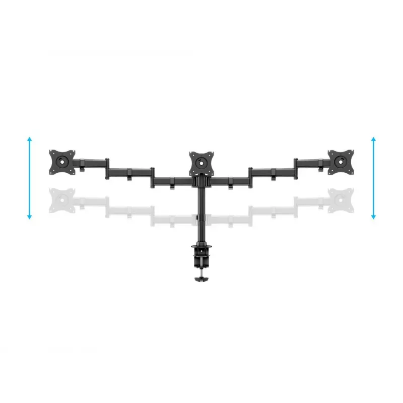 Suporte de secretária Multibrackets M Deskmount Basic Triple
