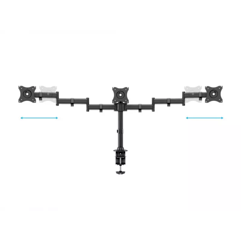 Suporte de secretária Multibrackets M Deskmount Basic Triple