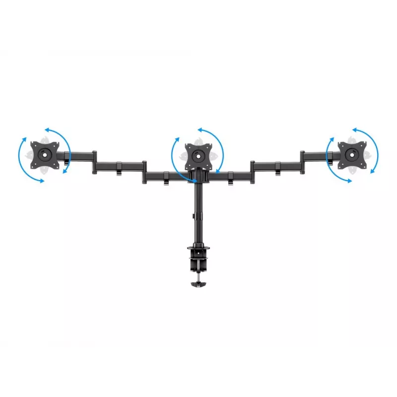 Suporte de secretária Multibrackets M Deskmount Basic Triple
