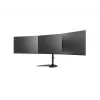 Suporte de mesa para monitor MULTIBRACKETS M Deskstand Basic Triple — 3 vias, VESA 75x75–100x100, suporta até 24 kg, para ecrãs de 15 a 27 polegadas, preto
