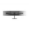 Suporte de mesa para monitor MULTIBRACKETS M Deskstand Basic Triple — 3 vias, VESA 75x75–100x100, suporta até 24 kg, para ecrãs de 15 a 27 polegadas, preto