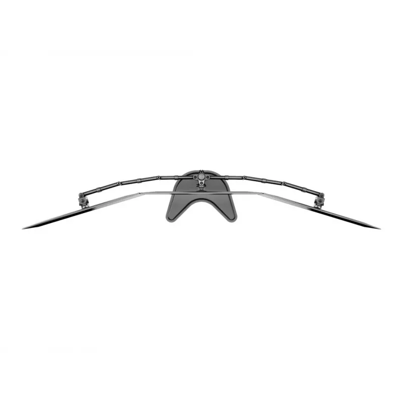 Suporte de mesa para monitor MULTIBRACKETS M Deskstand Basic Triple — 3 vias, VESA 75x75–100x100, suporta até 24 kg, para ecrãs de 15 a 27 polegadas, preto