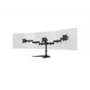 Suporte de mesa para monitor MULTIBRACKETS M Deskstand Basic Triple — 3 vias, VESA 75x75–100x100, suporta até 24 kg, para ecrãs de 15 a 27 polegadas, preto
