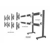 Extensão de calha Multibrackets M Pro Series alumínio 180 mm
