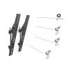 Braço de montagem para ecrã plano MULTIBRACKETS M Pro Series Tilt Arms 400mm, preto, alumínio/aço, 2 unidades