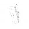 Braço de suporte para ecrã plano MULTIBRACKETS M Pro Series Tilt Arms 600 mm, aço, preto, 2 unidades