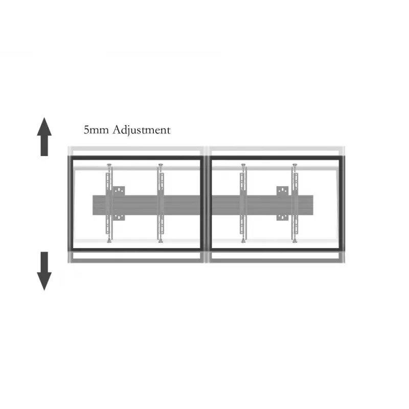 Braço de montagem para ecrã plano Multibrackets M Pro Series Micro-Adjustable Arms 400mm preto aço