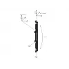Braço de montagem para ecrã plano Multibrackets M Pro Series Micro-Adjustable Arms 400mm preto aço