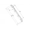 Braço de montagem para ecrã plano Multibrackets M Pro Series Micro-Adjustable Arms 400mm preto aço