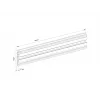 Calha Multibrackets M Pro Series Single Screen Rail 68cm preto
