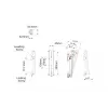 Braço de montagem para ecrã plano MULTIBRACKETS M Pro Series Tilt Arms 200 mm preto aço, 1,5 kg, 2 unidades