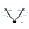 Multibrackets M VESA Gas Lift Arm Dual Side by Side preto grampo 20 kg 15-32 polegadas