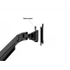 Multibrackets M VESA Gas Lift Arm Dual Side by Side preto grampo 20 kg 15-32 polegadas