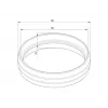 Multibrackets M Pro Series - tampa externa de tubo preta