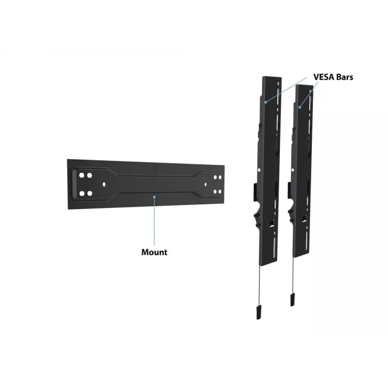 Suporte de parede Multibrackets M VESA Super slim Tilt 400 MAX, 81,3 cm (32