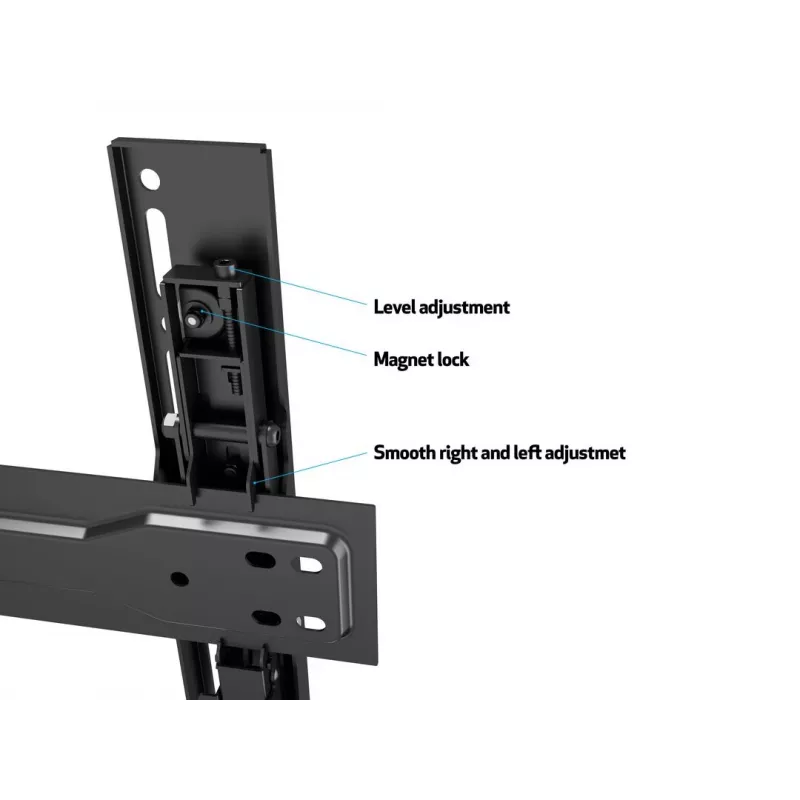 Suporte de parede Multibrackets M VESA Super slim Tilt 400 MAX, 81,3 cm (32