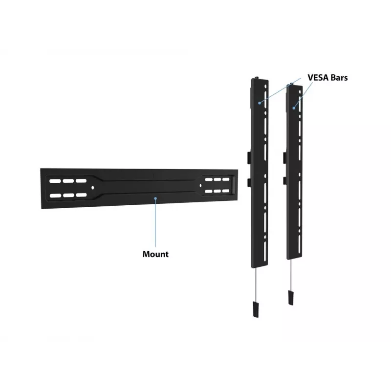 Suporte de parede Multibrackets M VESA Super slim Fixed 600 MAX 35 kg 32-100 polegadas