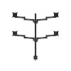 Suporte de secretária Multibrackets M VESA Officeline Quad preto