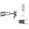 Multibrackets M Universal Long Reach Arm 1010mm HD Single 40kg 42-75 polegadas