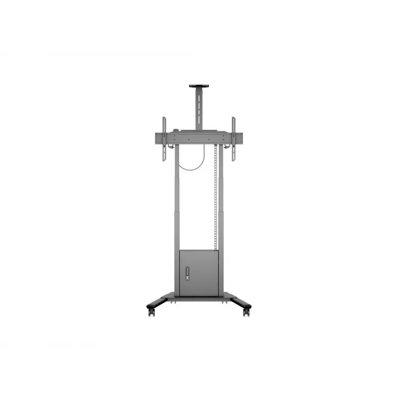 Multibrackets M Motorized Floorstand 120 kg preto incl. armário e prateleira para câmara