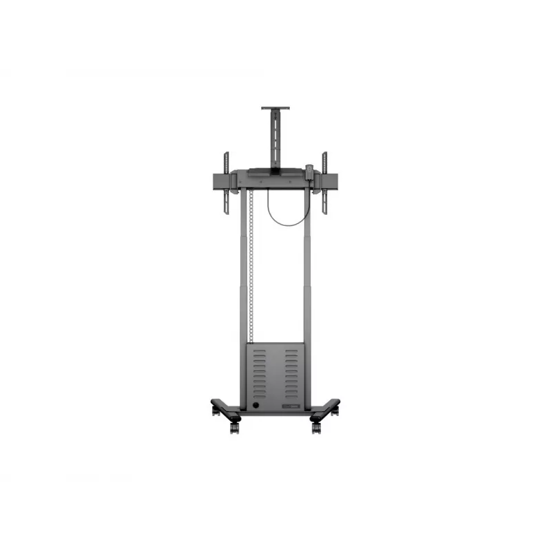 Multibrackets M Motorized Floorstand 120 kg preto incl. armário e prateleira para câmara