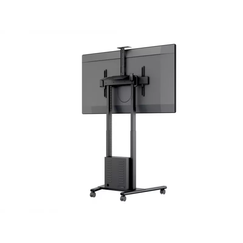 Multibrackets M Motorized Floorstand 120 kg preto incl. armário e prateleira para câmara