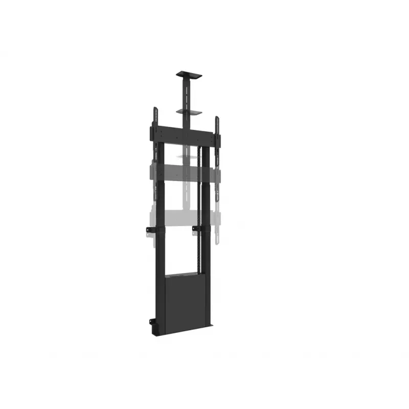 Multibrackets M suporte de chão motorizado 120 kg preto incl. prateleira para câmara