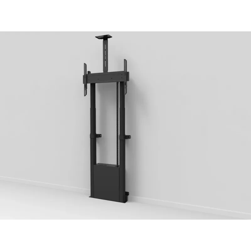 Multibrackets M suporte de chão motorizado 120 kg preto incl. prateleira para câmara