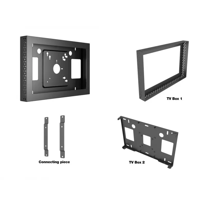 Multibrackets M Pro Series - caixa 13 polegadas QB13R & QB13R-T preto