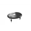 Base de passagem MULTIBRACKETS M Deskmount HD — caixa em alumínio, preto, Ø 21 cm, A 40 mm, 500 g